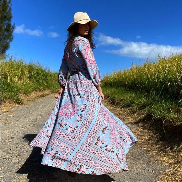 Sold on Mercari! Spell look alike Bohemian Gown - Picture 2 of 4